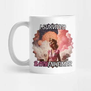 I SURVIVED BARVENHEIMER - Barbie & Oppenheimer Mug